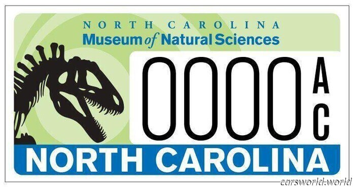 Водители Северной Каролины получили номерной знак, создание которого длилось 110 миллионов лет | Carscoops